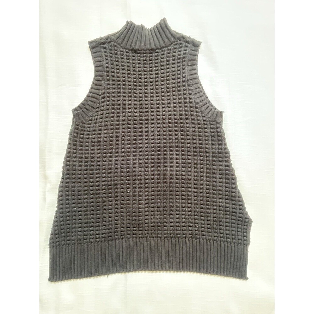 French Connection Mozart Popcorn Sweater In Black Sz Med New - Picture 3 of 8